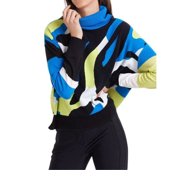Marc Cain Skydiver Sweater Multicolor Size N5 - Picture 1 of 15